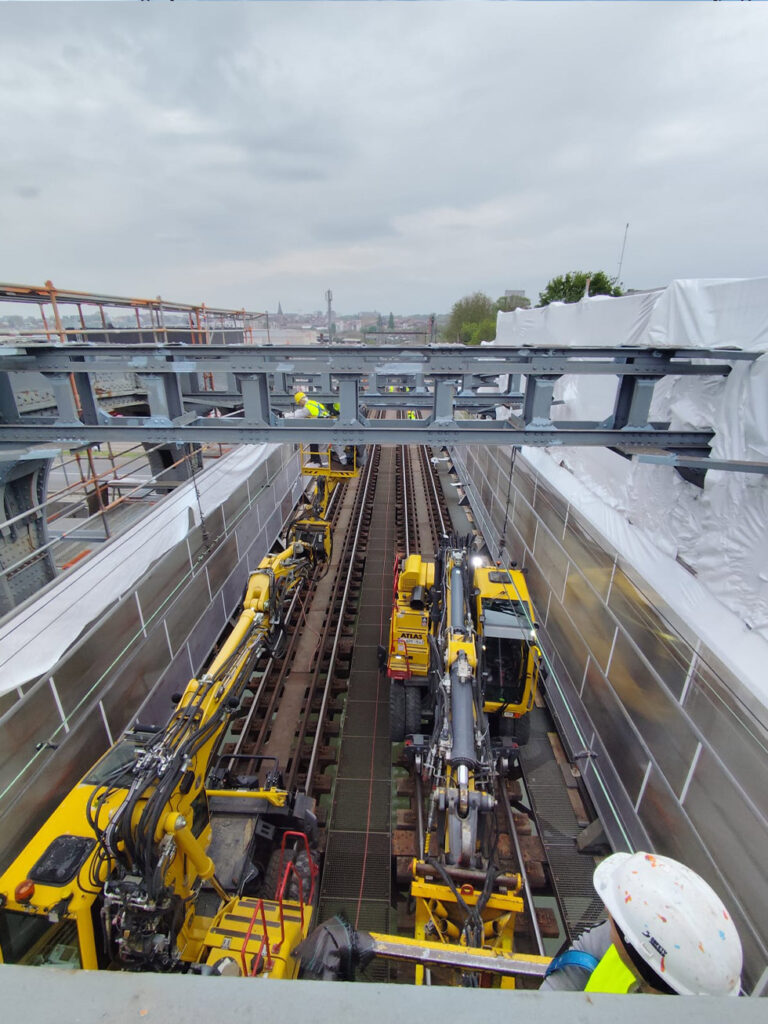 Sandblasting & Protective Painting of Railway Bridge Steel Structure
