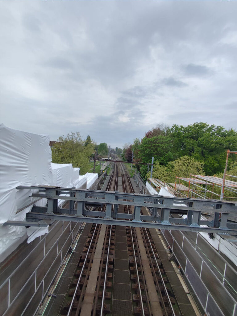 Sandblasting & Protective Painting of Railway Bridge Steel Structure