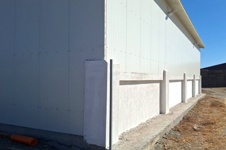 design construction of industrial steel hall Romania