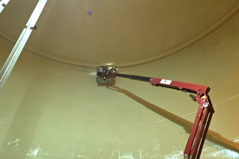 Internal Sandblasting & Protective Coating of Storage Tank